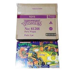 Playmates TMNT Teenage Mutant Ninja Turtles Reissue Original Party Wagon NIB